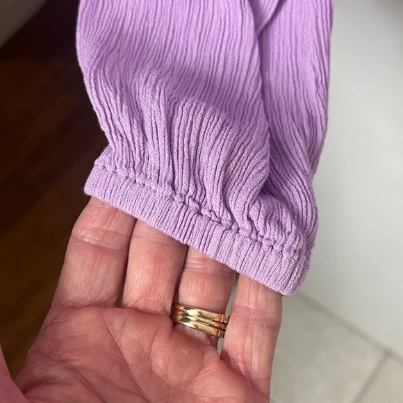 Sanctuary Purple Ballet neck Long Sleeve Top, Size S, Can be worn off shoulders - Picture 8 of 10